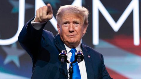 Er ist der Frontrunner bei den US-Republikanern: Ex-US-Präsident Donald Trump