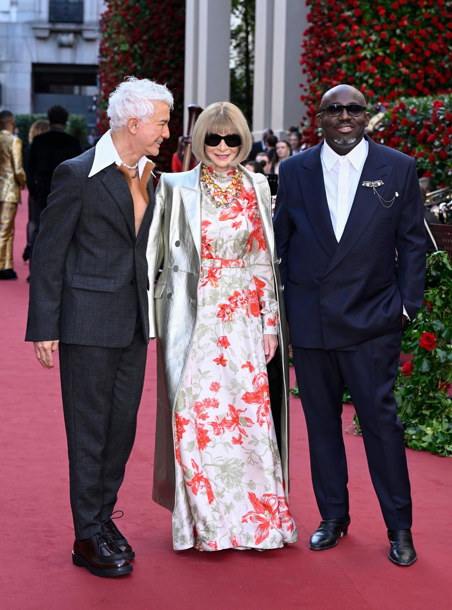 Baz Luhrmann, Anna Wintour und Edward Enninful Baz Luhrmann, Anna Wintour und Edward Enninful