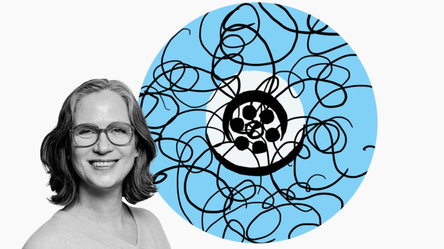 Illustration Haare im Abfluss