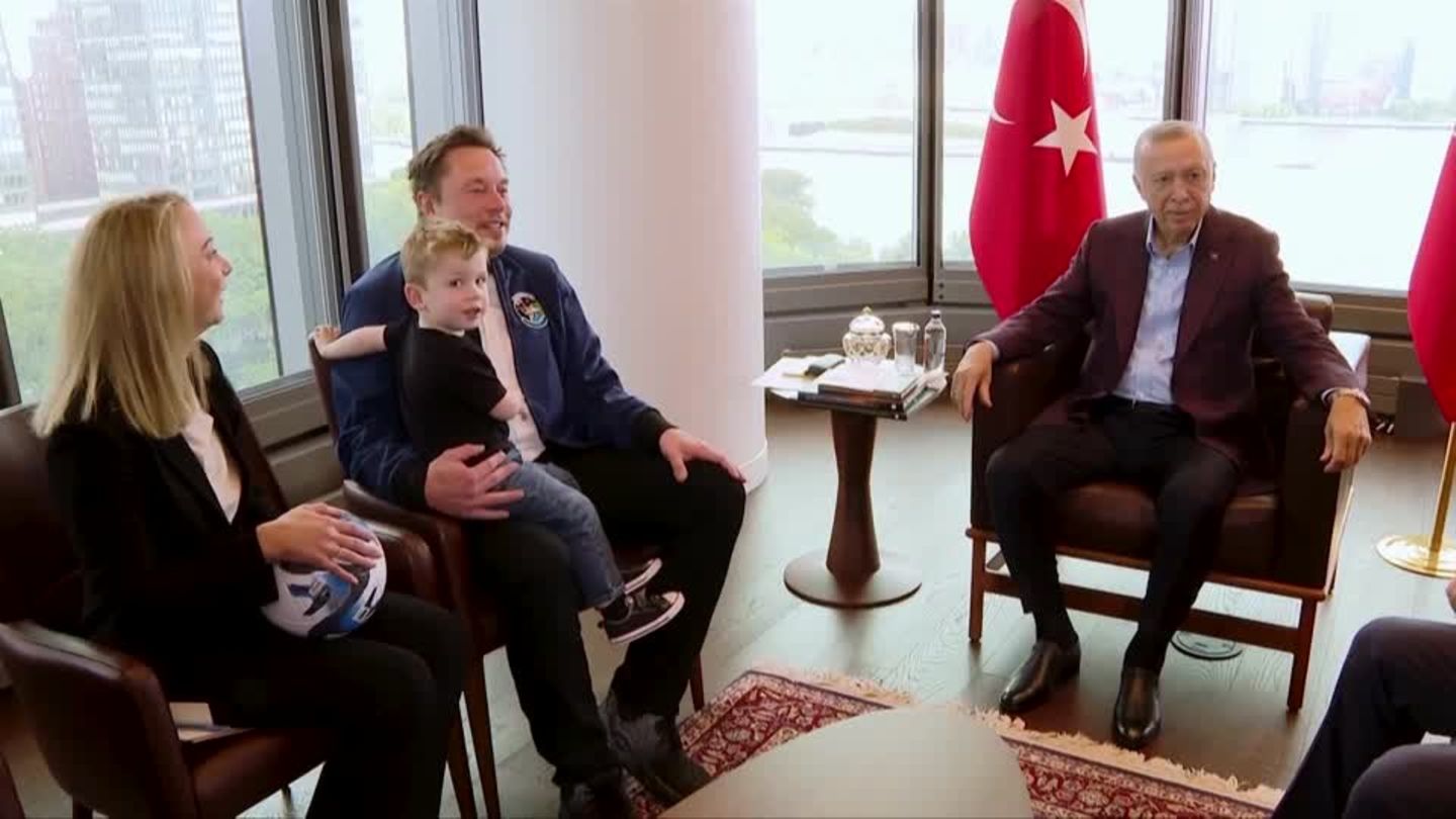 Video: Erdogan wirbt bei Musk f&uuml;r Tesla-Fabrik