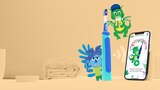 GUM Playbrush Junior 6+