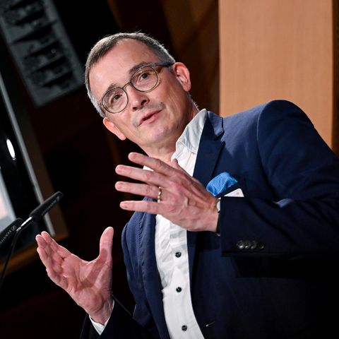 Historiker Prof. Andreas Rödder bei einem Kongress 