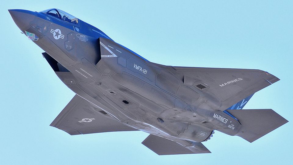 Kampfjet vom Typ F-35 B "Lightning II"