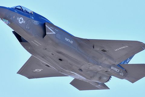 Kampfjet vom Typ F-35 B "Lightning II"