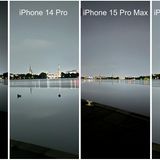 Test: Auch dieses Nachtbild der Hamburger Alster fängt das iPhone 15 Pro Max besser ein. Das Vorgängermodell erfasst zwar die Stimmung bereits sehr gut. Vergrößert man das Bild, sieht man beim neuen Modell aber mehr Details.