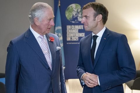 König Charles III. und Emmanuel Macron