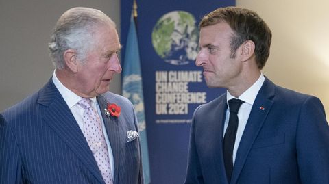 König Charles III. und Emmanuel Macron