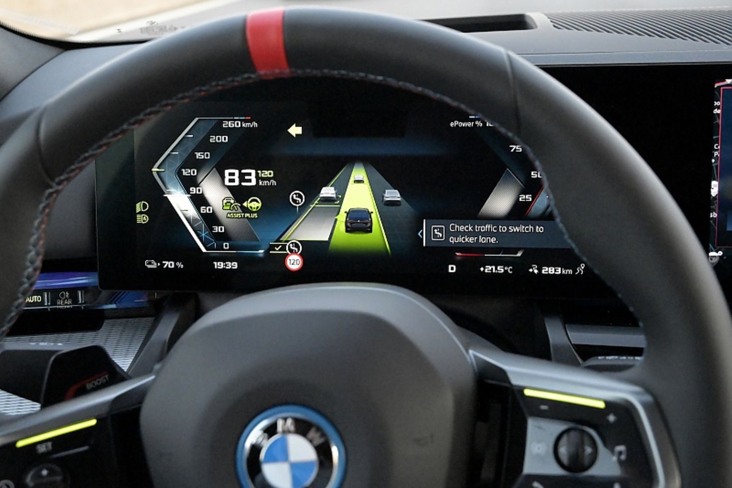 Autobahn-Assistent im BMW i5