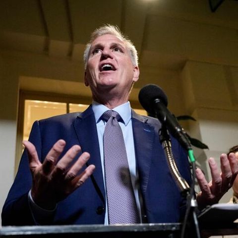 Auf wackeligem Posten: der republikanische Repräsentantenhaus-Sprecher Kevin McCarthy