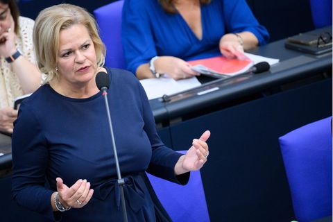 Bundesinnenministerin Nancy Faeser