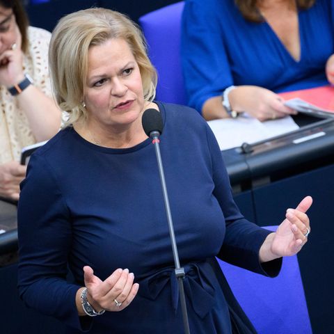 Bundesinnenministerin Nancy Faeser