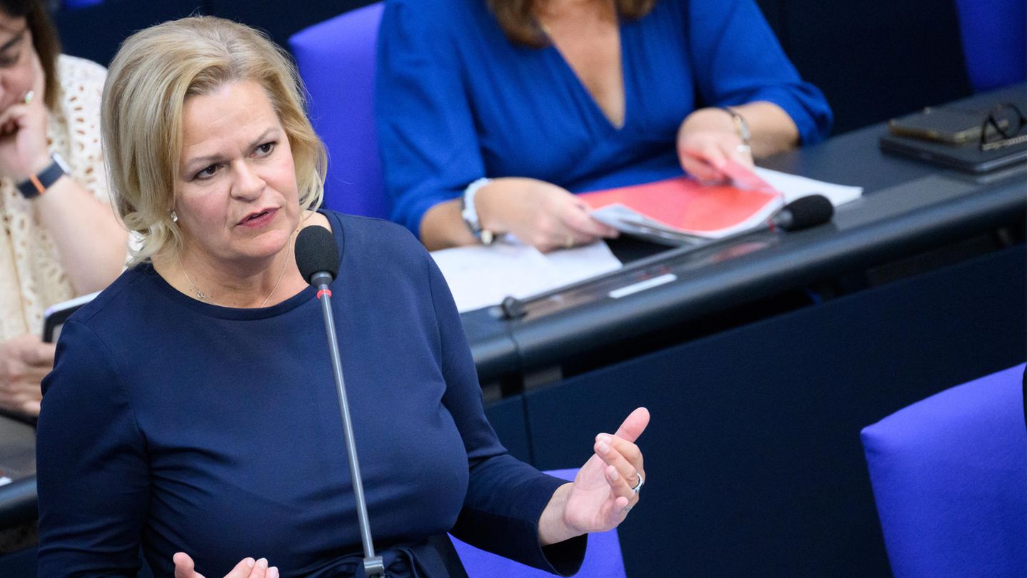 Bundesinnenministerin Nancy Faeser