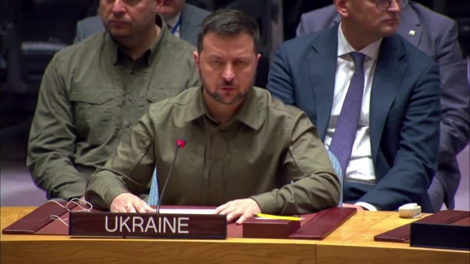 Video: Vereinte Nationen: Selenskyj spricht vor Sicherheitsrat - gegen den Widerspruch Russlands