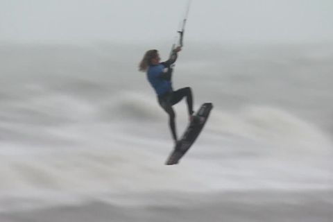 Video: Megaloop-Event: Sturm über der Nordsee macht's möglich