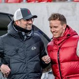 Ein Jahr später spielt Nagelsmann mit RB im Achtelfinale der Champions League gegen Jürgen Klopp und den FC Liverpool – und kassiert eine Abreibung.