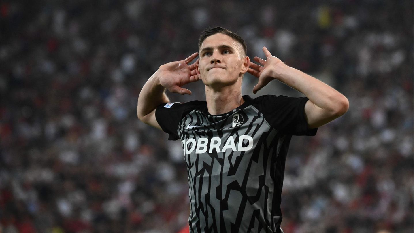 Roland Sallai  traf beim Europa-League-Auftakt in der 9. Minute zum 1:0 für den SC Freiburg