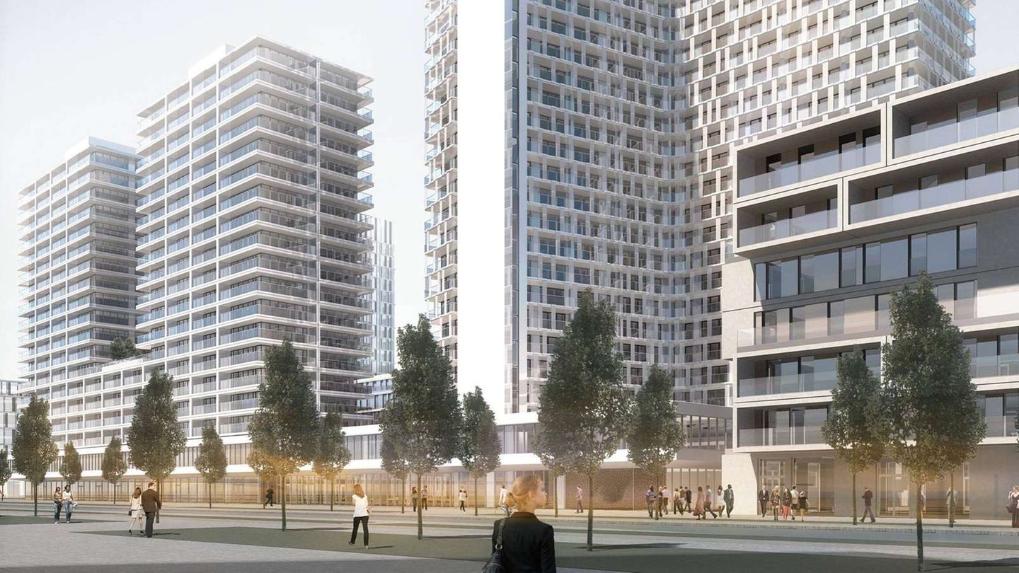 Die skelettierten Hochhäuser am Offenbacher Kaiserlei-Kreisel, ehemals Bürotürme der Siemens-Tochter KWU, künden schon von weitem: Hier steht eine der größten Bauruinen der Region Frankfurt am Main. Seit 2022 liegt die Baustelle auf Eis. Zuletzt traten die Investoren von ihren Verträgen zurück – der Bau dauerte einfach zu lang. Bis zuletzt gab Bauträger Consus Real Estate zwar kleinere Bauunterbrechnungen zu, von einem Kollaps war aber erst diesen Sommer die Rede. Wann und wie es weitergeht mit dem einst hochtrabend auf "Vitopia-Campus" und "New Frankfurt Towers" getauften Projekt am Kaiserlei, das steht in den Sternen.