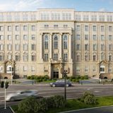 Die frühere Frankfurter Oberpostdirektion ging 2020 an die Adler Group, einen Luxemburger Projektentwickler. Sie hatte Großes vor mit dem Altbau: Unter dem klangvollen Namen „Grand Ouest“ sollten dort 240 Luxuswohnungen entstehen. Doch in den letzten Jahren sammelte Adler Krisenmeldungen wie andere Baufirmen Nachhaltigkeitspreise und bald stand das Vorhaben vor dem Aus. Nun hat die Hamburger Immobiliengruppe Garbe das Gebäude übernommen. Und die will keine Luxuswohnungen mehr bauen, sondern "grüne" Büros und Gastronomie. Der neue – nicht minder – malerische Name: "Westend Gardens".