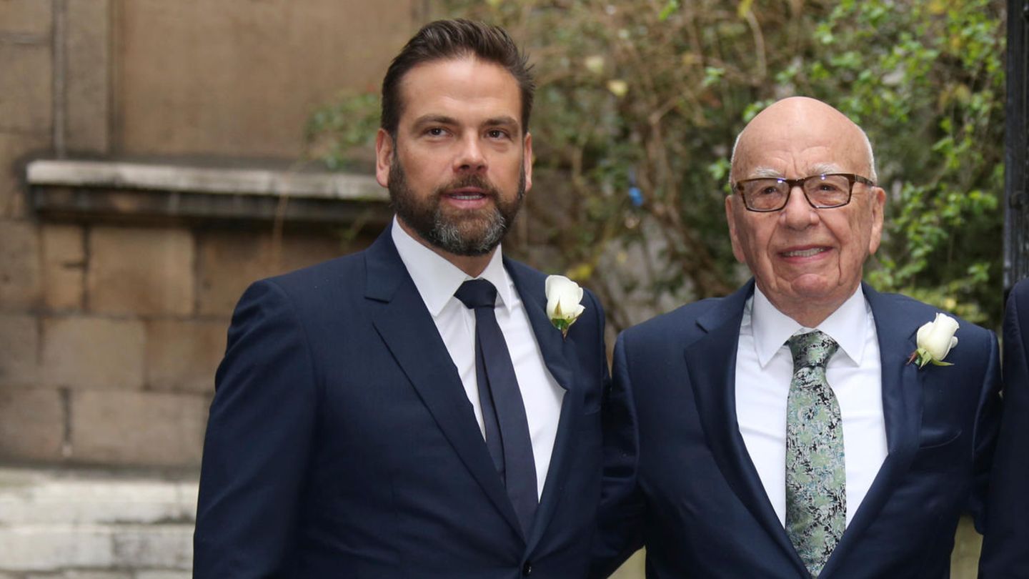 Lachlan Murdoch mit Vater Rupert im Jahr 2016