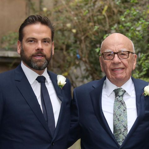 Lachlan Murdoch mit Vater Rupert im Jahr 2016