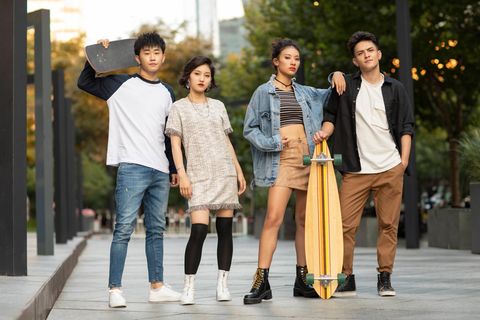Junge Menschen in China