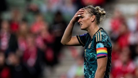 DFB Fußball Frauen: Stürmerin Alexandra Popp gegen Dänemark