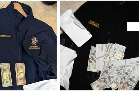 In Jacken und Umschlägen verstecktes Bargeld: Diese Bilder wurden mit der Anklage gegen Bob Menendez veröffentlicht