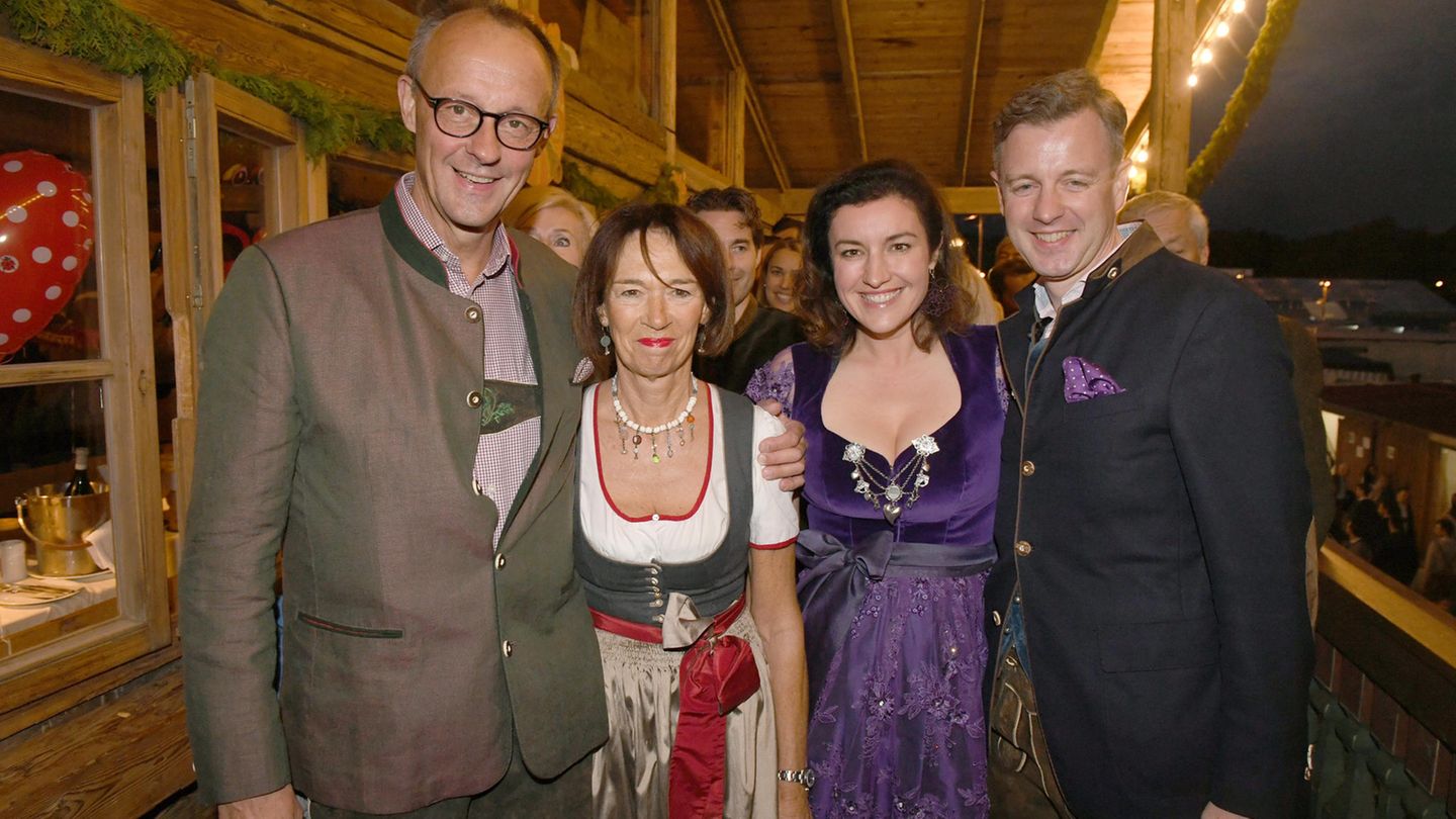 Dorothee Bär Friedrich Merz Wiesn Oktoberfest