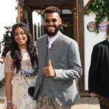 Eric Maxim Choupo-Moting kam mit seiner Frau auf die Wiesn.
