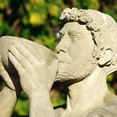 Statue von Bacchus, dem römischen Gott des Weines