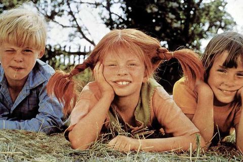 Um 1970 herum wurde die Kinderbuch-Reihe "Pippi Langstrumpf" verfilmt. Das sind die Schauspieler von Pippi, Tommy und Annika 55 Jahre später.
