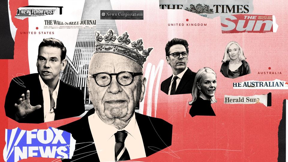 Illustration mit der Murdoch Familie