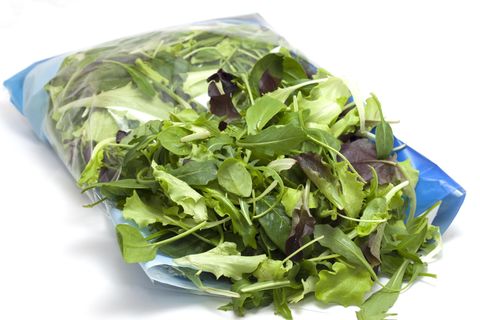 Salat in Tüte