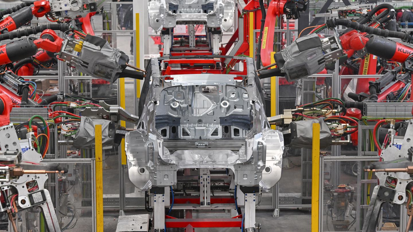 Tesla-Gigafactory in Grünheide bei Berlin