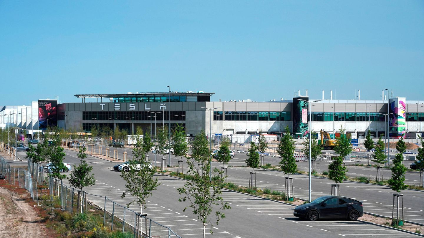 Tesla-Gigafactory in Grünheide bei Berlin