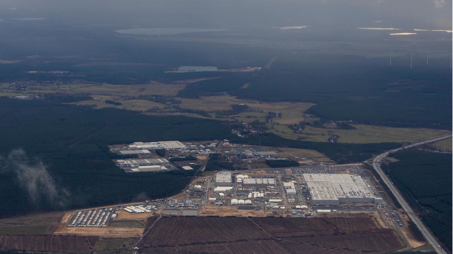 Tesla-Gigafactory in Grünheide bei Berlin