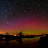 Im Februar 2014 über der Gülper Havel (Brandenburg)