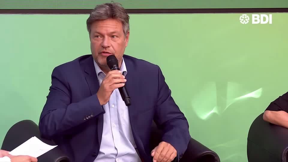 Video: Habeck: Chancen für Industriestrompreis liegen bei 50 Prozent