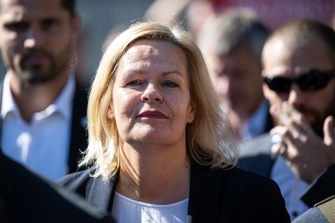 Bundesinnenministerin Nancy Faeser (SPD)