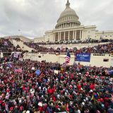 Pro-Donald-Trump-Randalierer stürmen das US-Kapitol am 6. Januar 2021