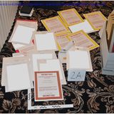 Dieses vom US-Justizministerium veröffentlichte Foto zeigt beschlagnahmte Geheimdokumente in Donald Trumps Anwesen Mar-a-Lago