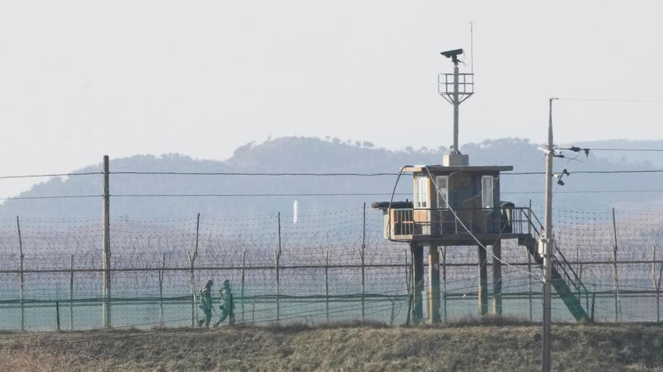 Grenze zwischen Südkorea und Nordkorea