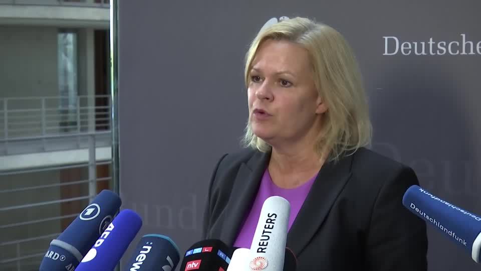 Video: Faeser verbietet rechtsextreme Gruppierung "Artgemeinschaft"