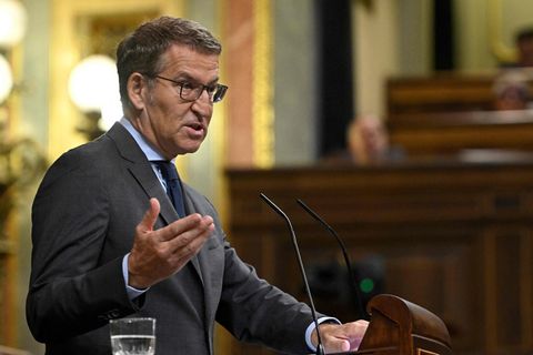 Beim ersten Versuch zur Regierungsbildung abgeblitzt: Spaniens konservativer Oppositionsführer Alberto Núñez Feijóo