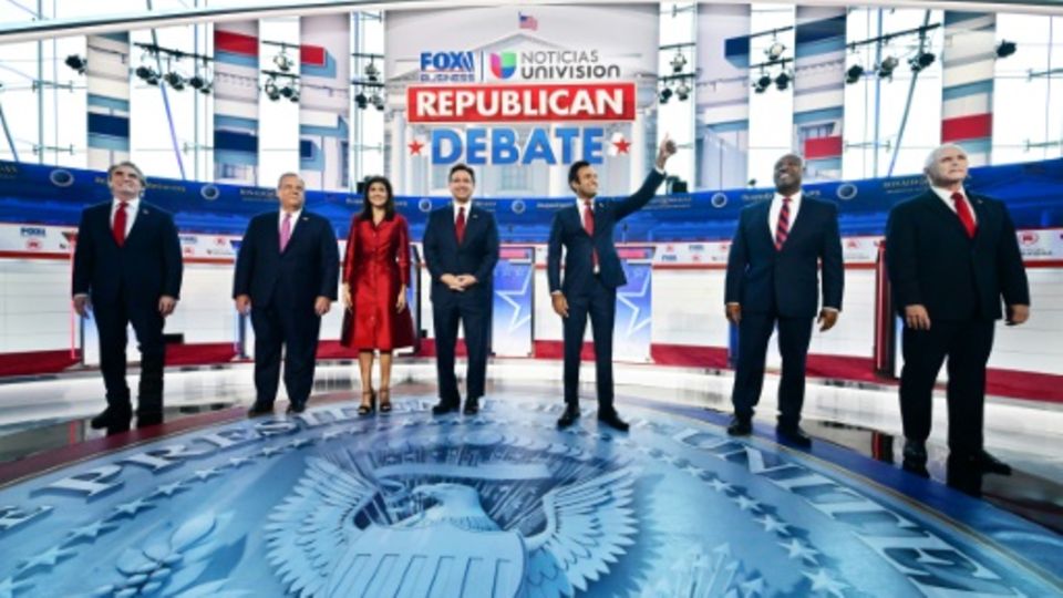 Kandidaten der zweiten TV-Debatte der Republikaner
