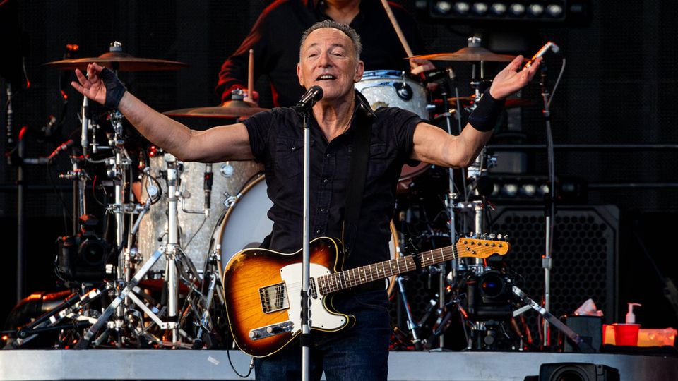 Bruce Springsteen bei einem Konzert