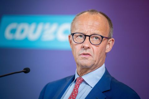 Friedrich Merz, CDU-Bundesvorsitzender und Fraktionsvorsitzender der Unions-Fraktion