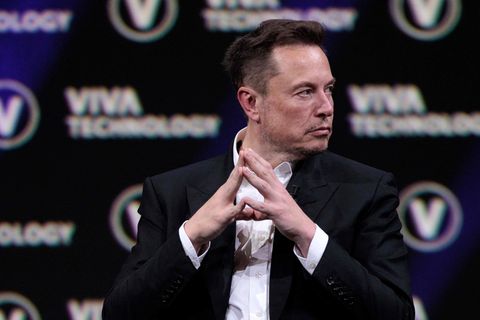 Tesla-Chef Elon Musk bei einer Konferenz im Juni 2023