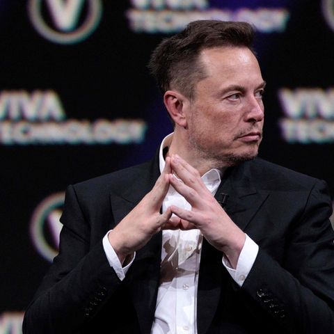 Tesla-Chef Elon Musk bei einer Konferenz im Juni 2023