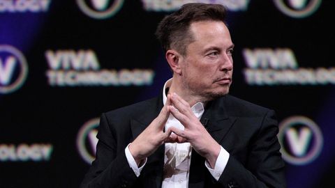 Tesla-Chef Elon Musk bei einer Konferenz im Juni 2023